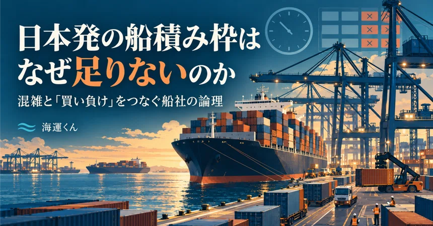 Transfer Shipping Line Why is there a shortage of shipping space from Japan? | The logic of ...