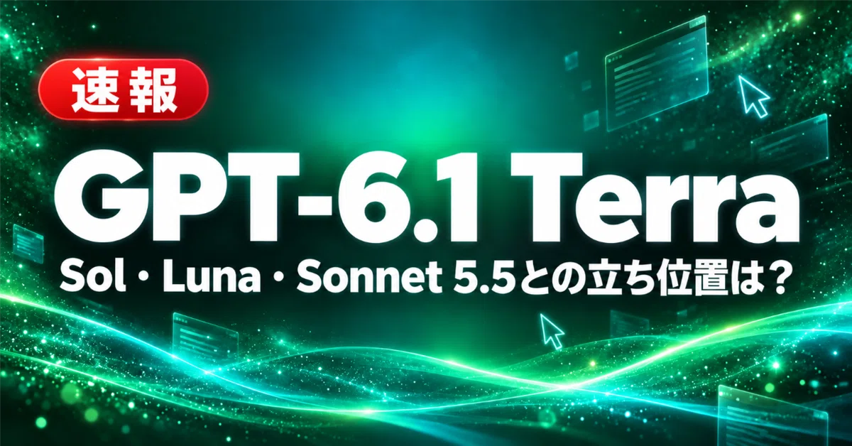 [Breaking News] OpenAI's GPT-6.1 Terra has arrived. We have organized ...