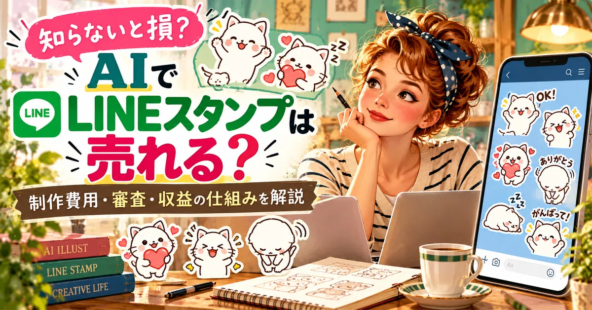 [Are you missing out?] Can you sell LINE stickers using AI? Explaining ...
