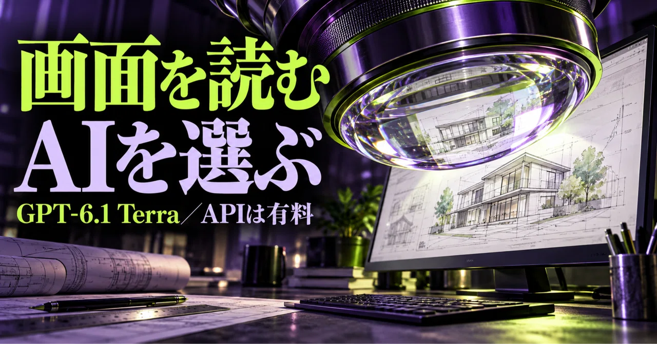 I want to reduce the cost of AI that reads images and screens. GPT-6.1 ...