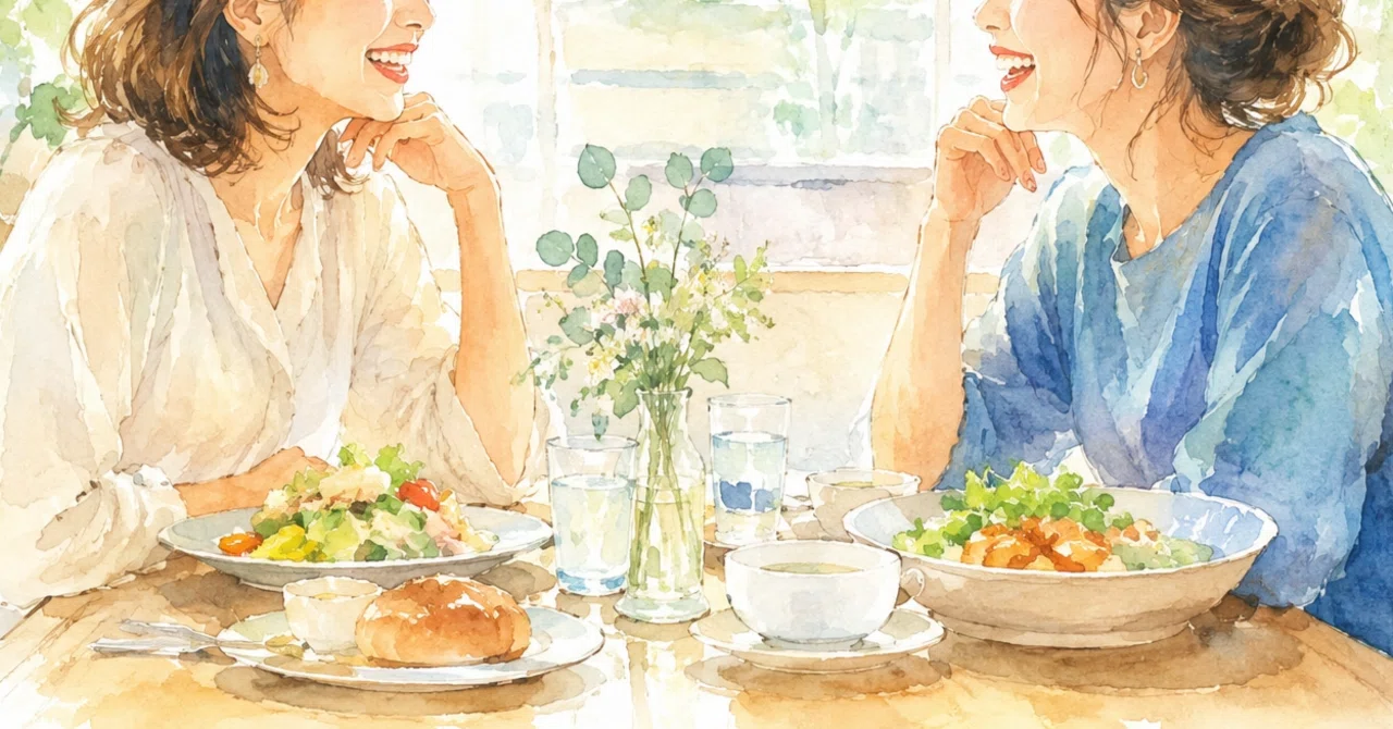 Not a problem, but | When the 'comfortable distance' with mom friends ...