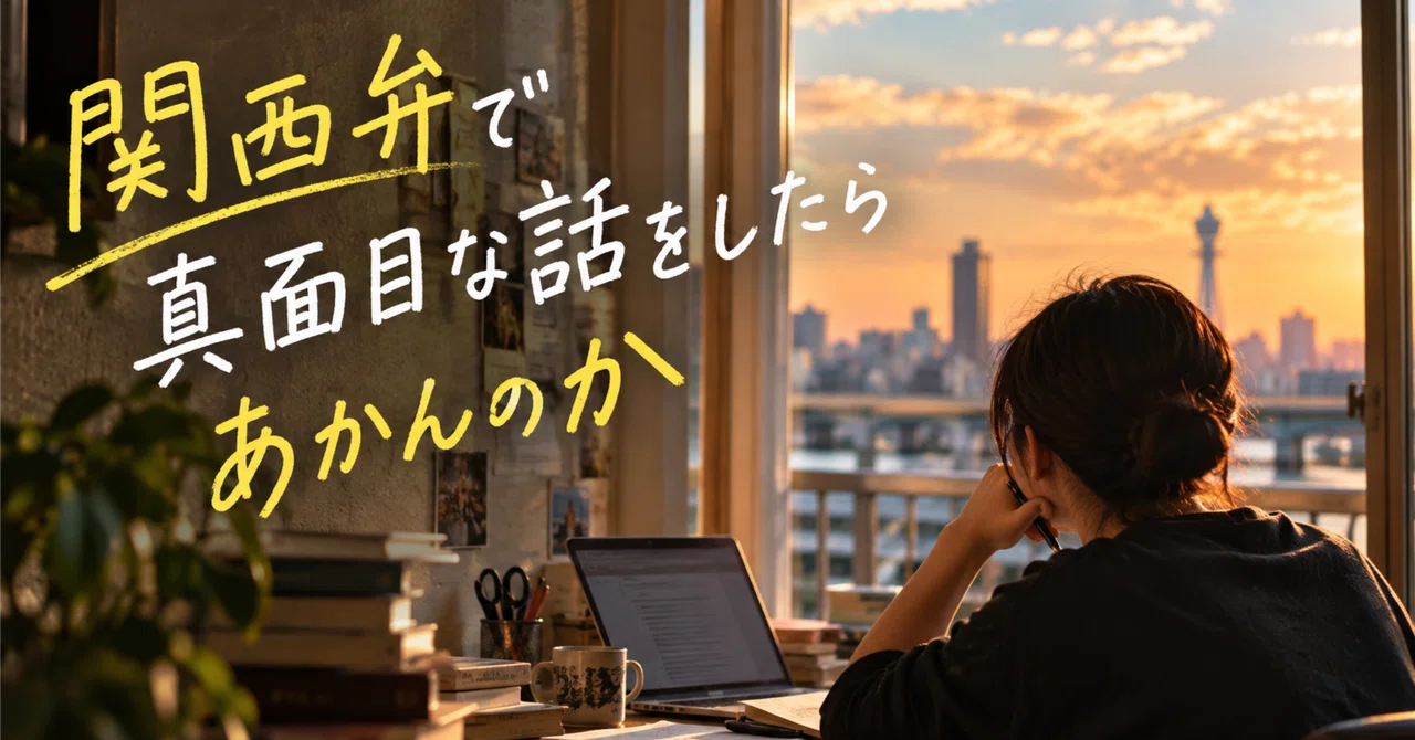 Is it wrong to have a serious conversation in Kansai dialect?｜セイ