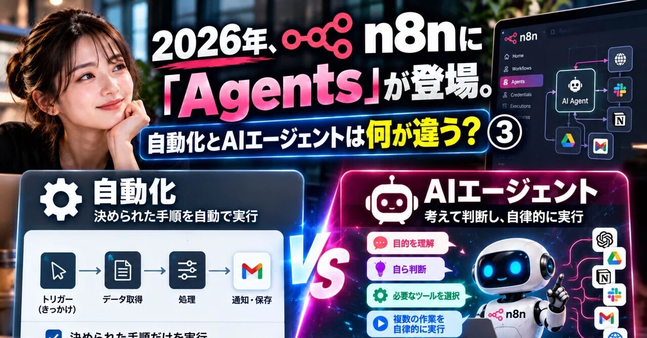 In 2026, 'Agents' arrive in n8n. What is the difference between ...