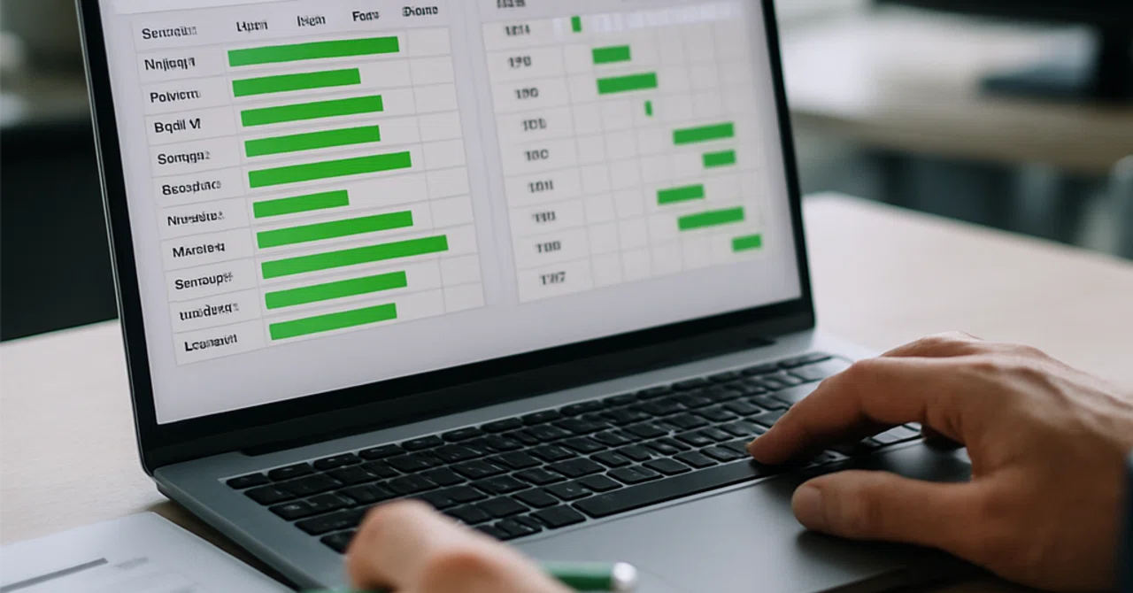 Visualizing Production Schedules and Purchased Item Arrival Schedules ...