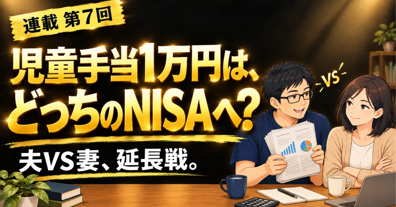[Junior NISA] Husband vs. Wife: Extra Time. Where should the 10,000 yen ...