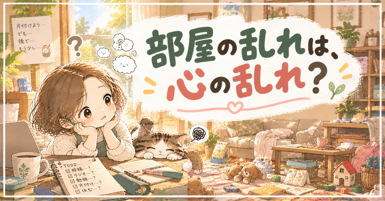 Is a messy room a sign of a messy mind?｜まみ | ”いい人”を卒業したいあなたへ