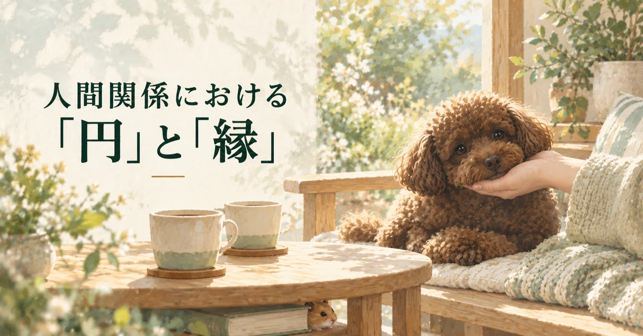 人間関係における「円」と「縁」｜そう／人生2.5フェーズ