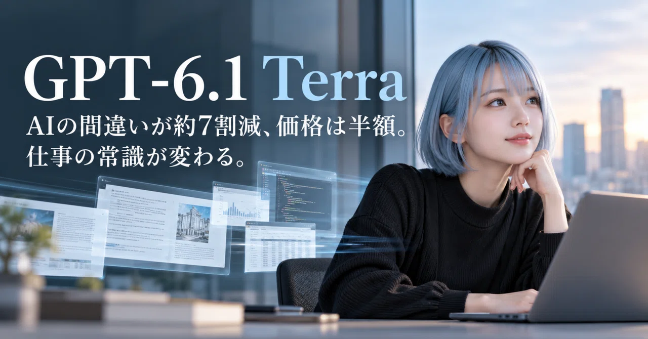 AI errors reduced by about 70%, price halved. How GPT-6.1 Terra is ...