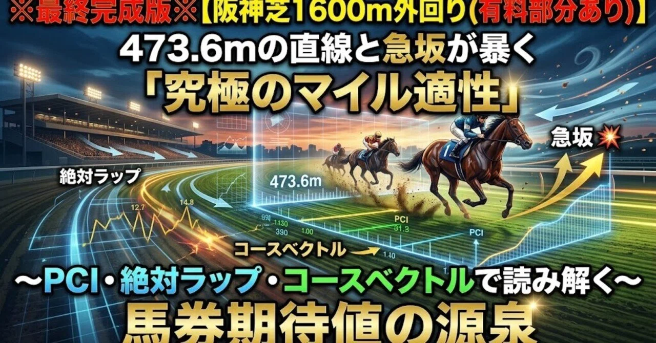 *Final Version* [Hanshin Turf 1600m Outer Course (Includes Paid Content ...