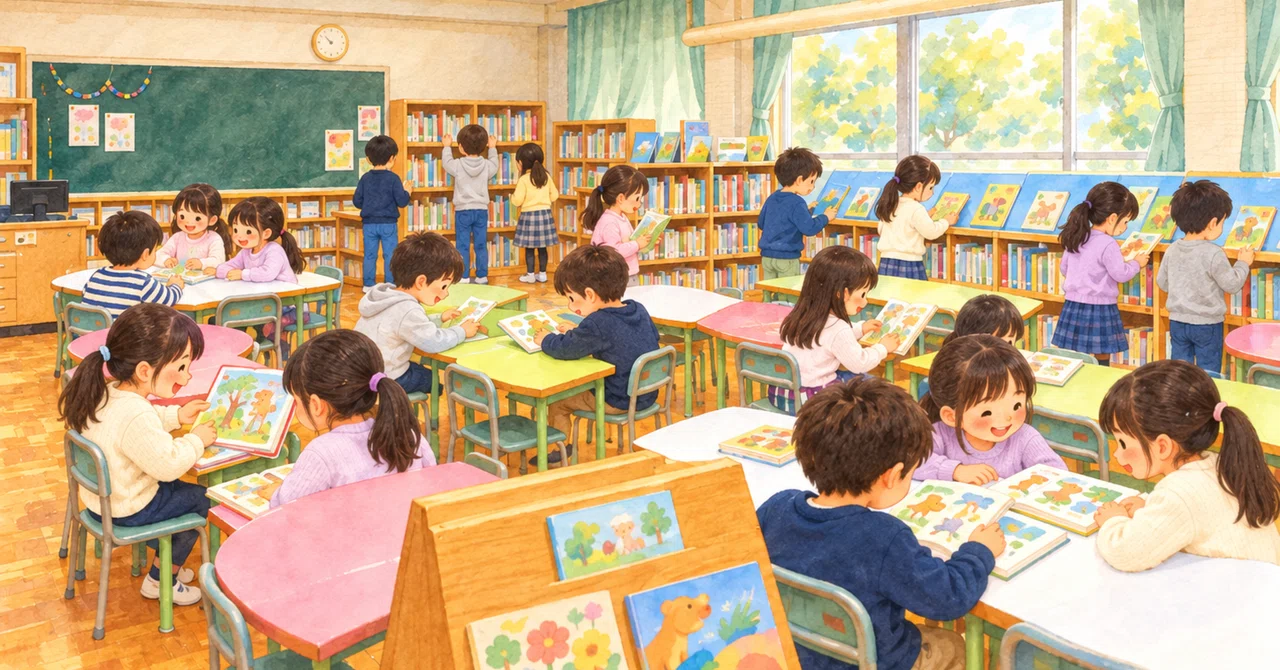 Enjoy Meeting New Books! - Library on Reading Day (October 27th)｜摂津市立味生小学校