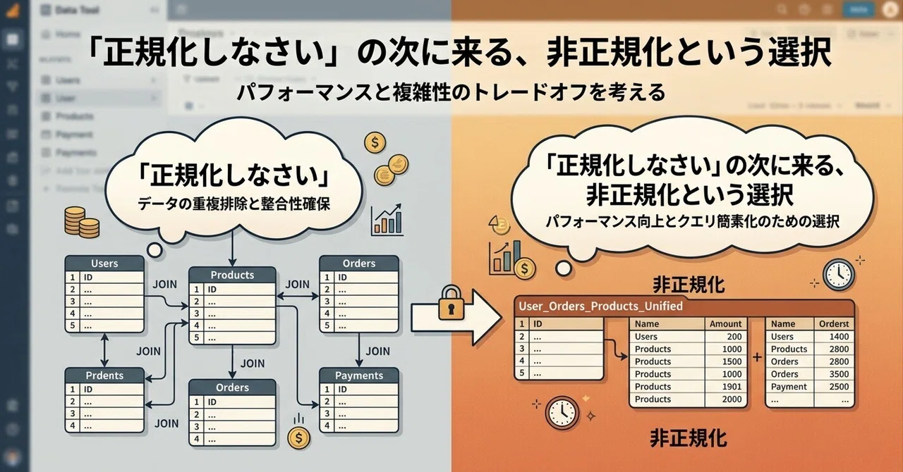 The Choice of Denormalization That Comes After 