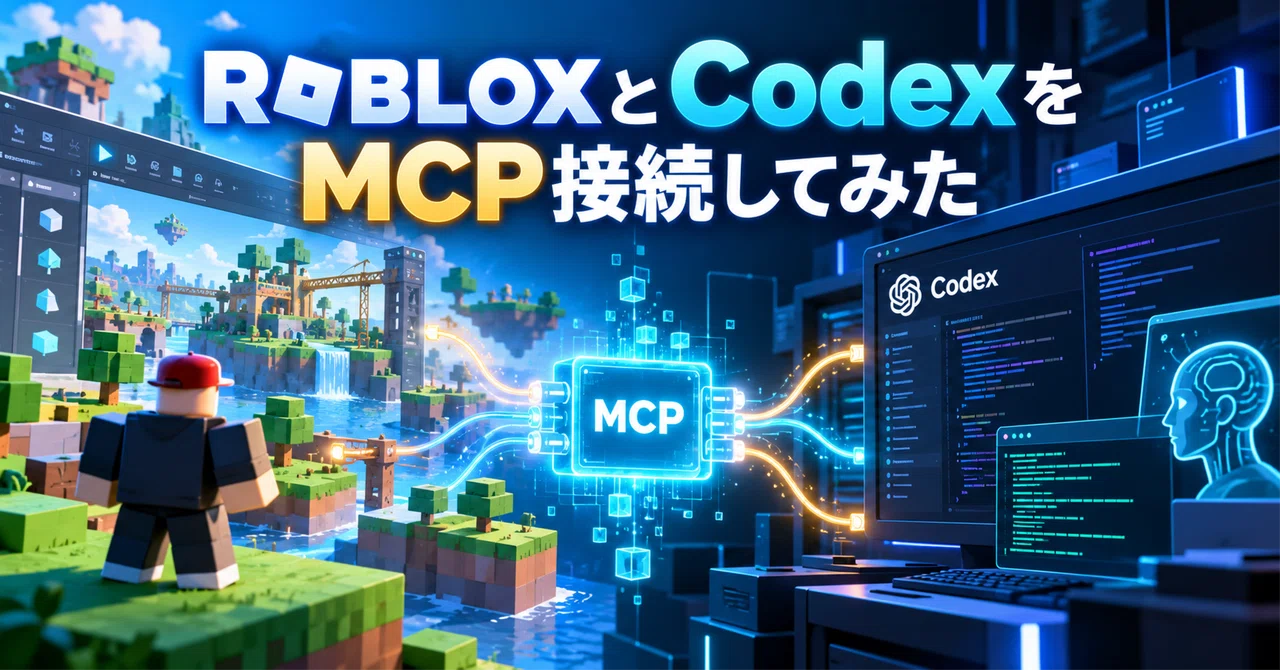 (For Beginners) I Tried Connecting ROBLOX and Codex via MCP｜真田＠日々是アップデート也