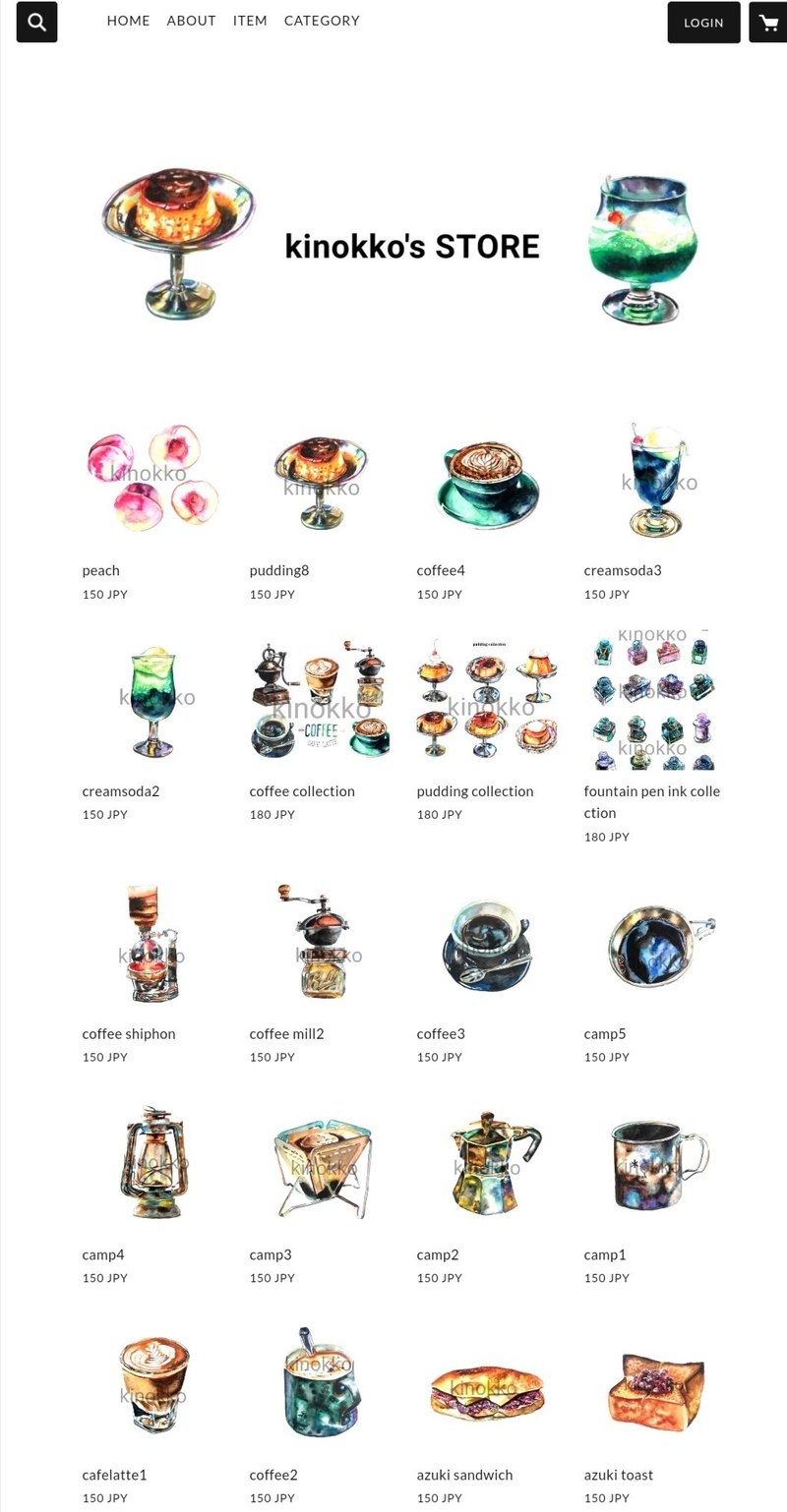 水彩イラストを使ってグッズを制作 販売を始めました きのっこ 水彩イラスト Note