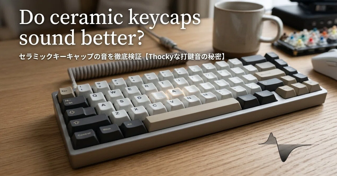 Are Ceramic Keycaps Really Better Sounding? [Thorough Verification of ...