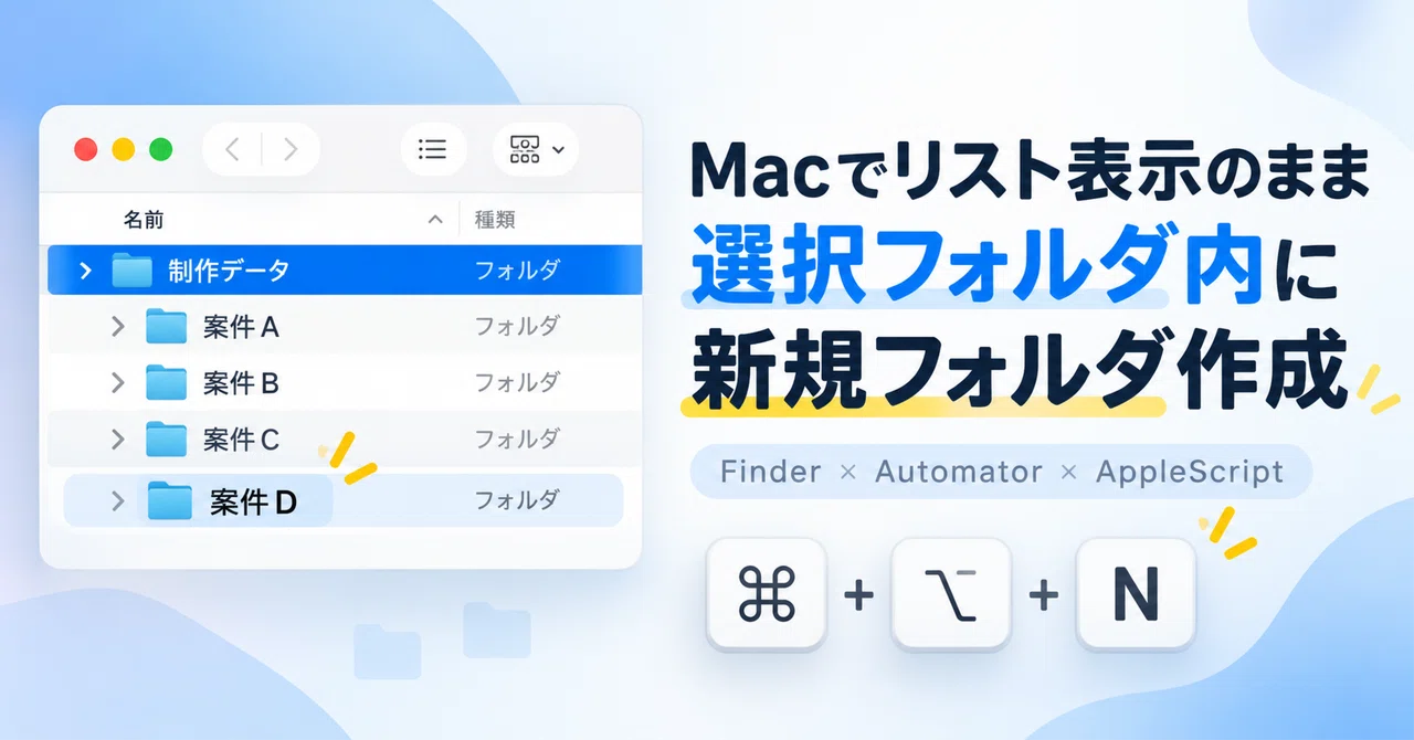 [Mac] How to create a new folder inside a selected folder in Finder's ...