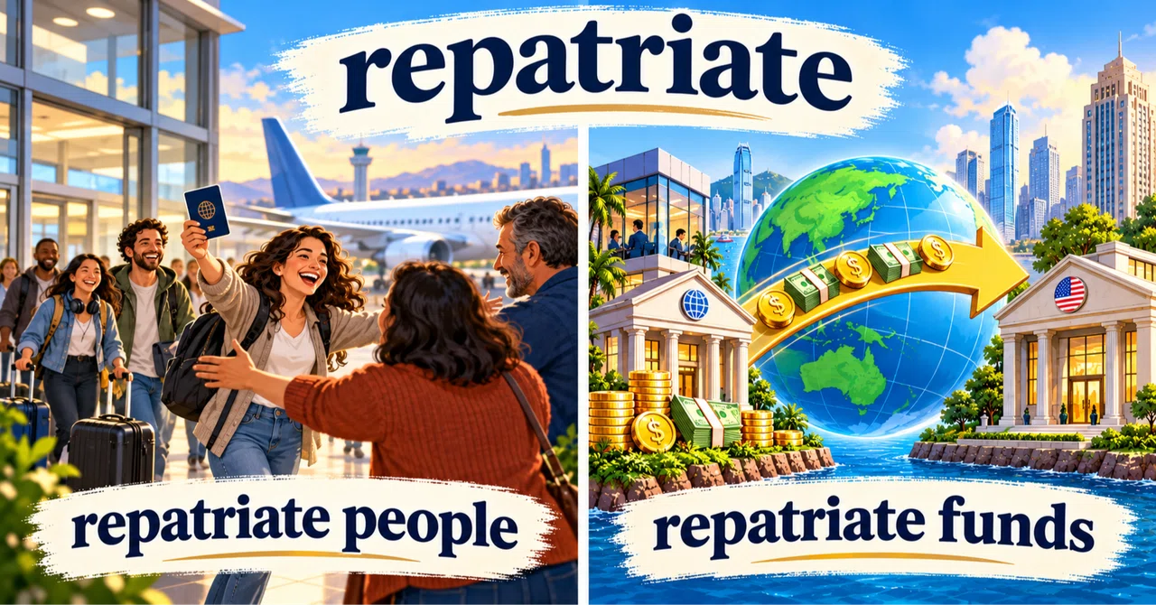 repatriate - Pronunciation, Meaning, Etymology, Example Sentences, and ...