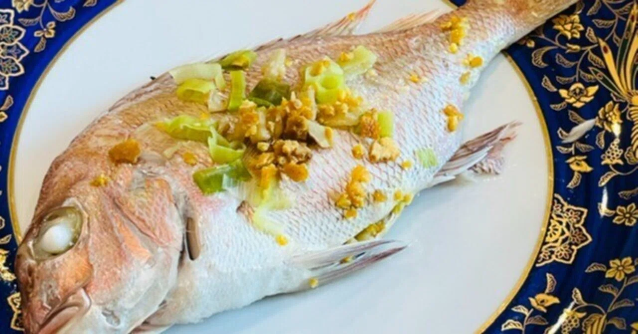 [Medicinal Cuisine] Steamed Sea Bream with Dried Tangerine Peel to ...