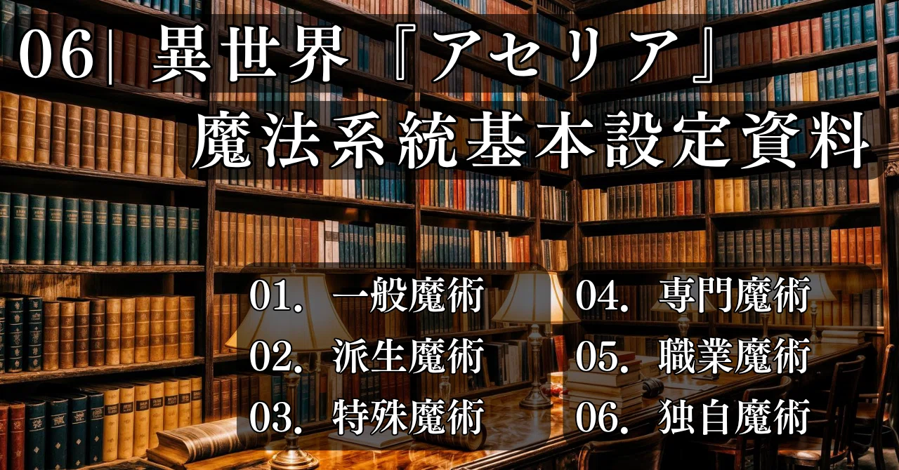 Magic Systems of the Otherworld Aceria｜ウミガメ / 異世界図書館