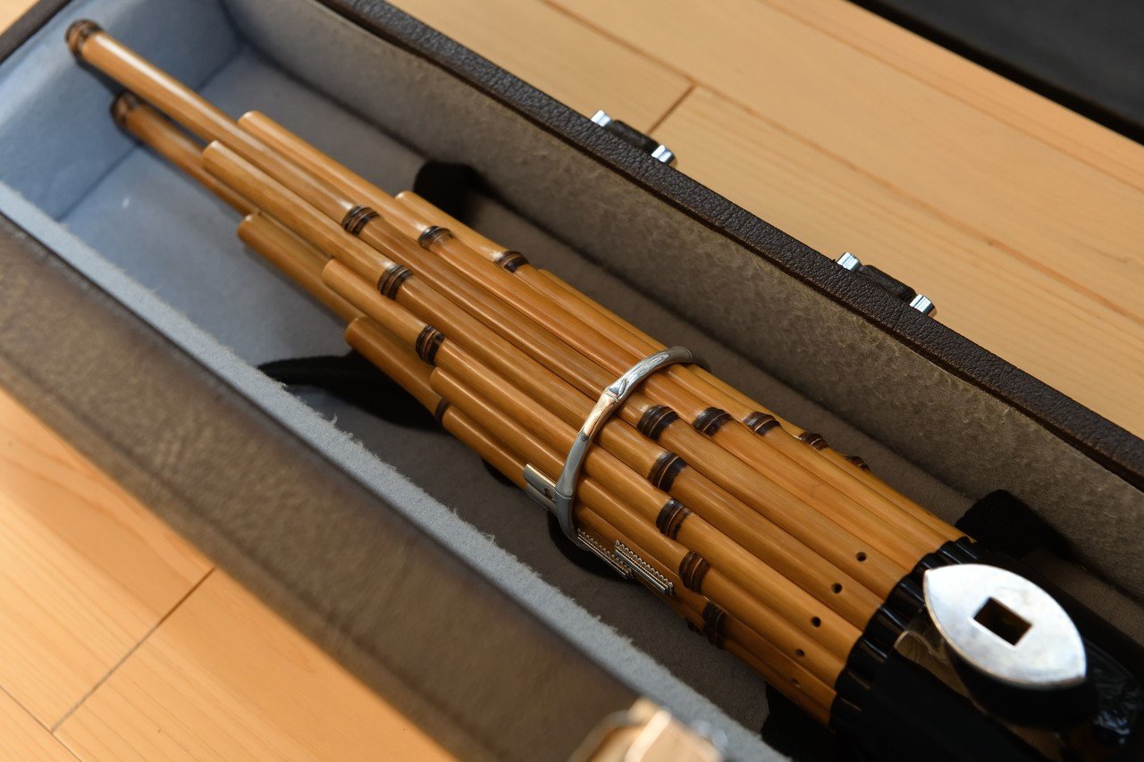 正規品純正 雅楽　笙　篳篥　龍笛　ハードケース付き 和楽器