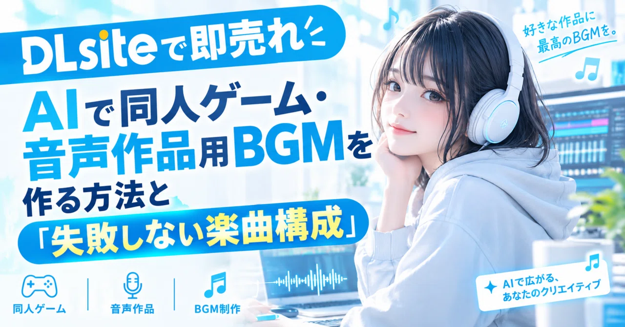 【Best-Selling on DLsite】How to Create BGM for Doujin Games and Audio ...