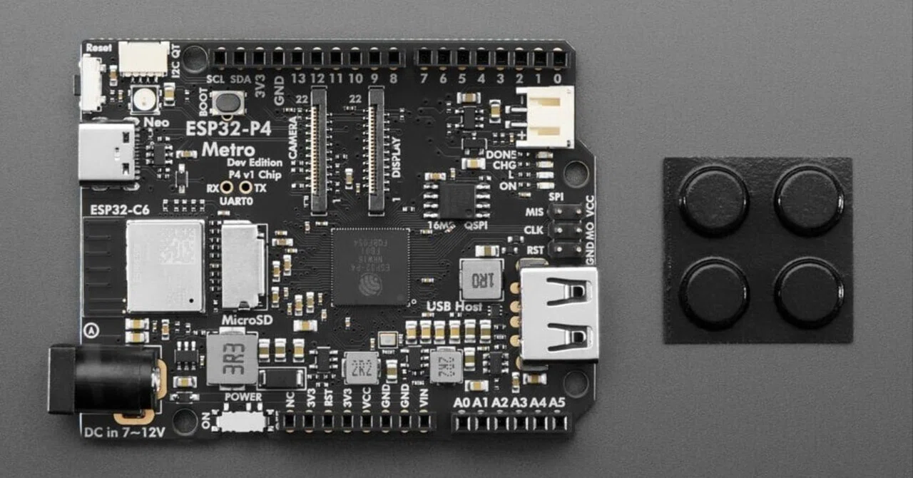 AdafruitのESP32-P4の開発ボードMetro ESP32-P4 Hydraはどうか？｜えぬでんき