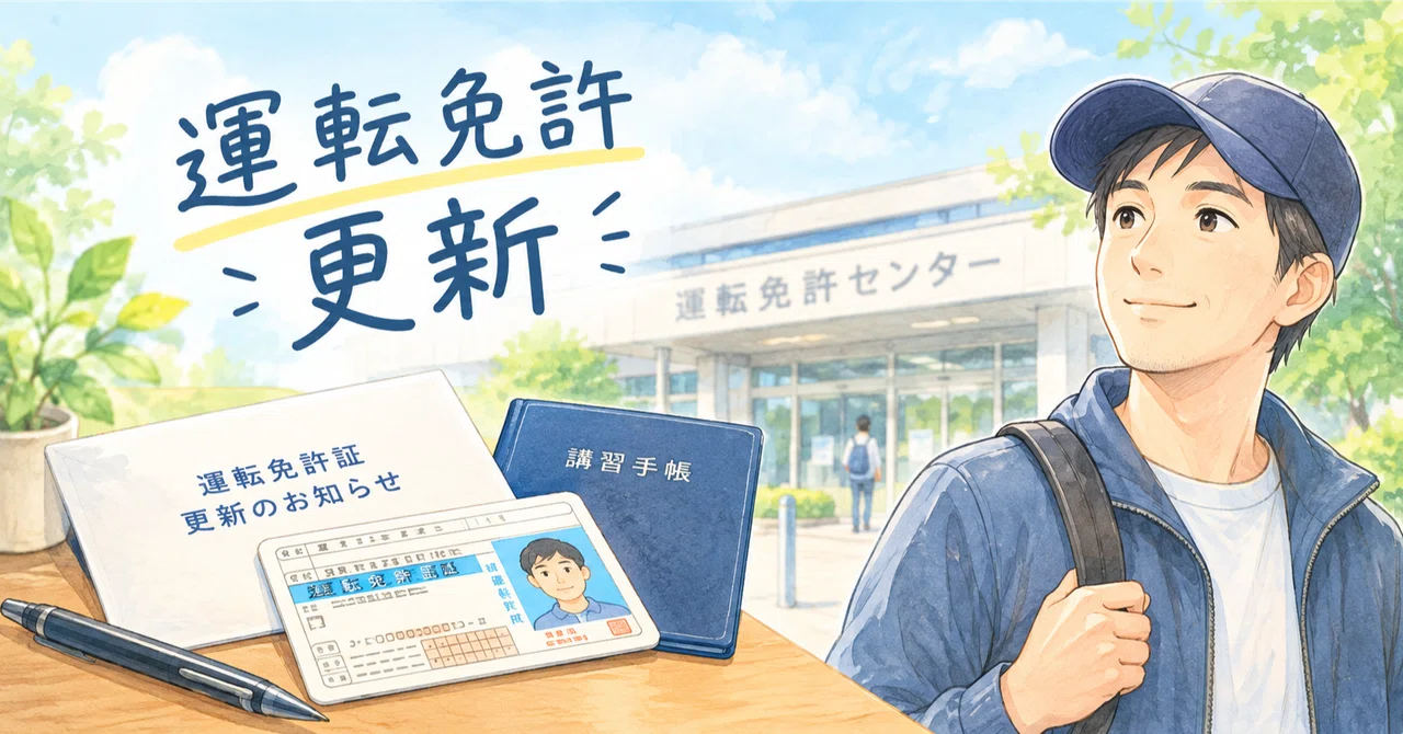 I went to renew my driver's license｜空太