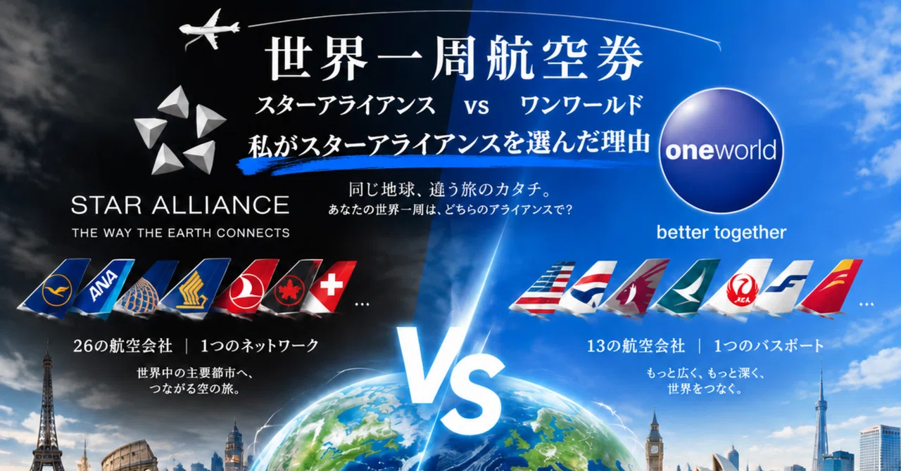 [Preparation] Reasons for Choosing a Star Alliance Round-the-World ...