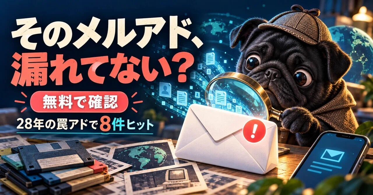 [Check for free] Has your email address been leaked? I checked a trap ...