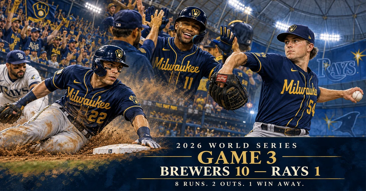 The start of 10 runs was a single step—Brewers are one win away from ...