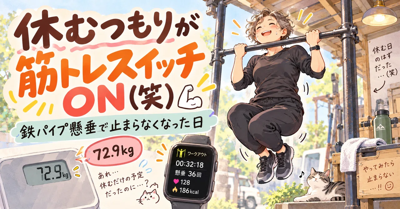 [Intended to rest but the workout switch turned on (lol)] I started ...