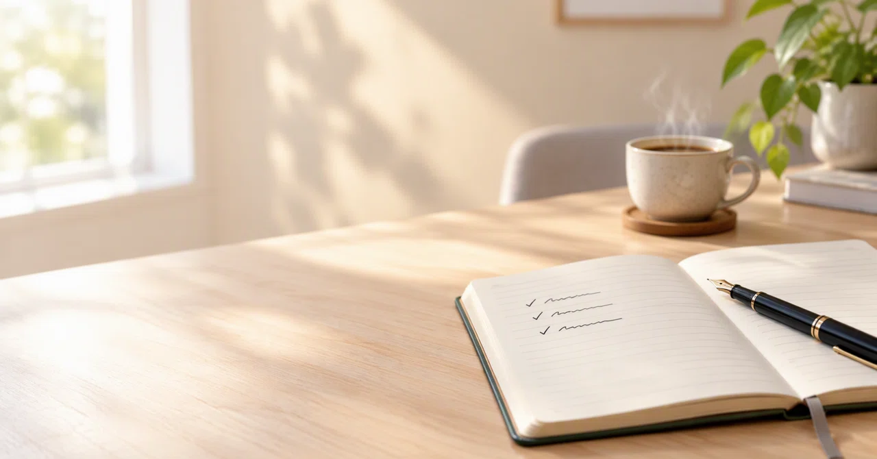 Where should you write your '3 things to do' in the morning? Comparing ...