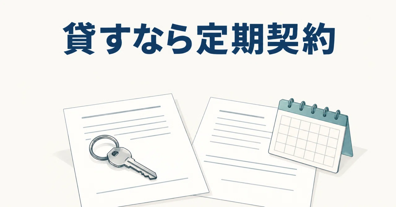 Let's use fixed-term contracts for rentals｜不動産屋税理士 ししくら