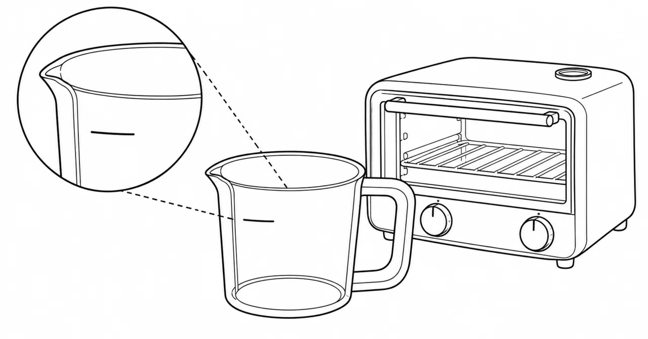 The toaster's small cup, the line inside was so thoughtful｜取説のトリセツ