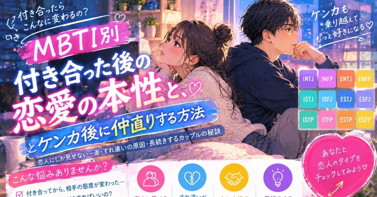 [By MBTI] Do they change after dating? The true nature of love for the ...