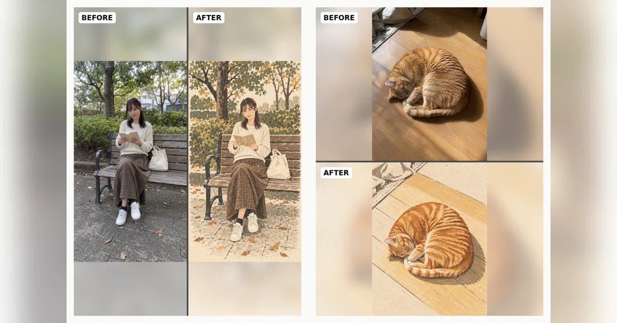 Earthly Paper Texture Risograph × Line Art × Earth Tones × Paper Texture Prompt|カワルエ