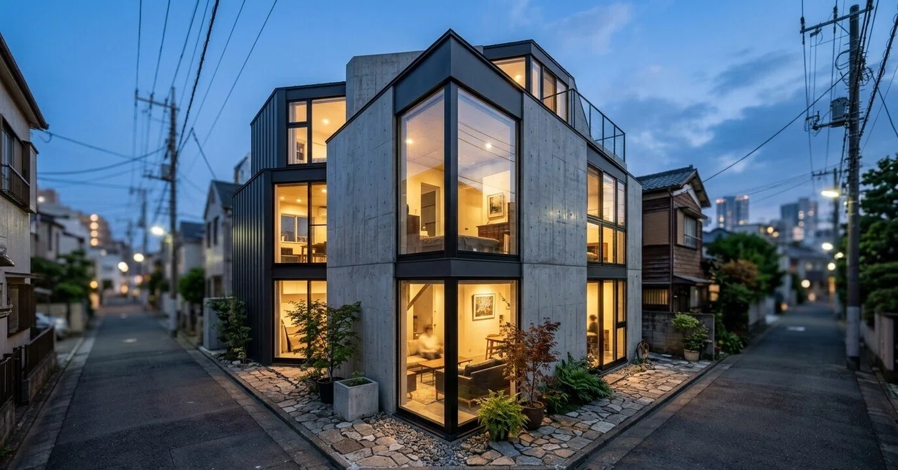 Architecting even the personality. 28 tsubo in Setagaya. An architect's ...