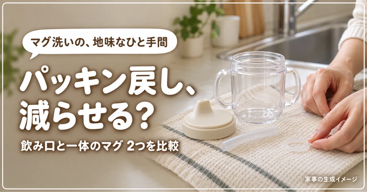Straw mugs: The hassle of reattaching gaskets after washing. Comparing ...