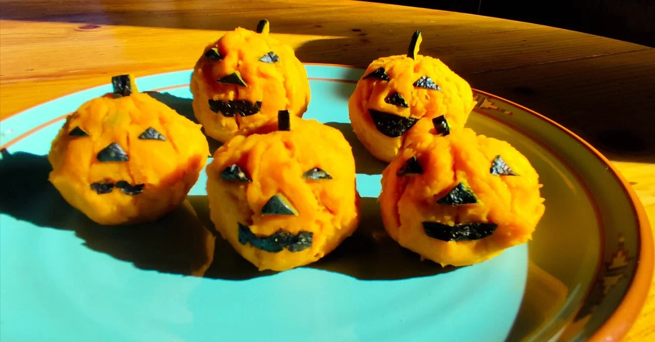 Why not make pumpkin salad while listening to 