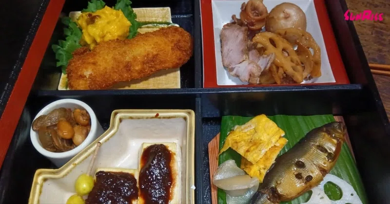 パンガシウスの松花堂弁当