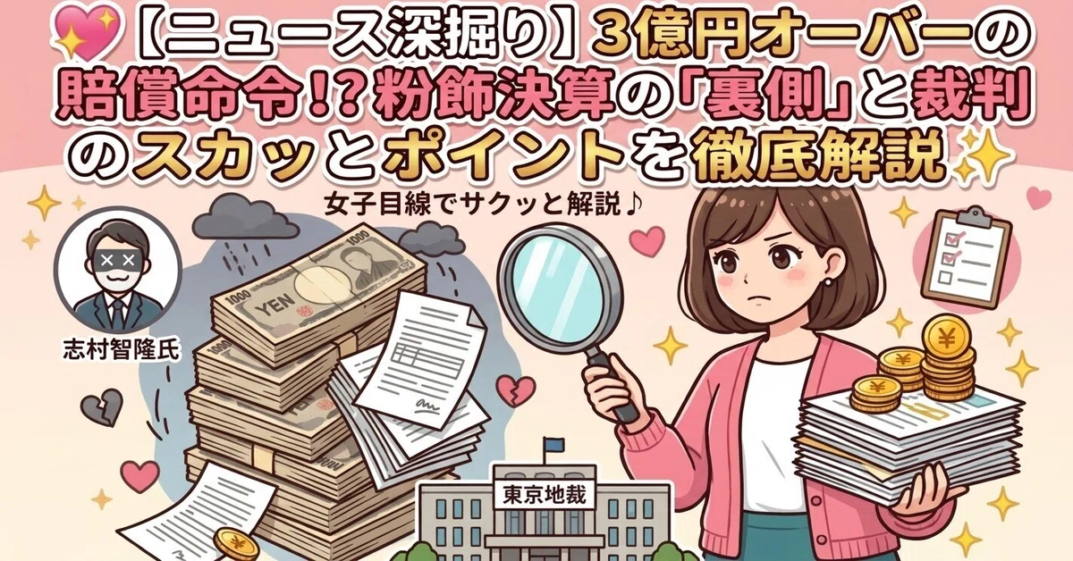 💖 [News Deep Dive] Over 300 Million Yen in Damages Ordered!? A Thorough ...
