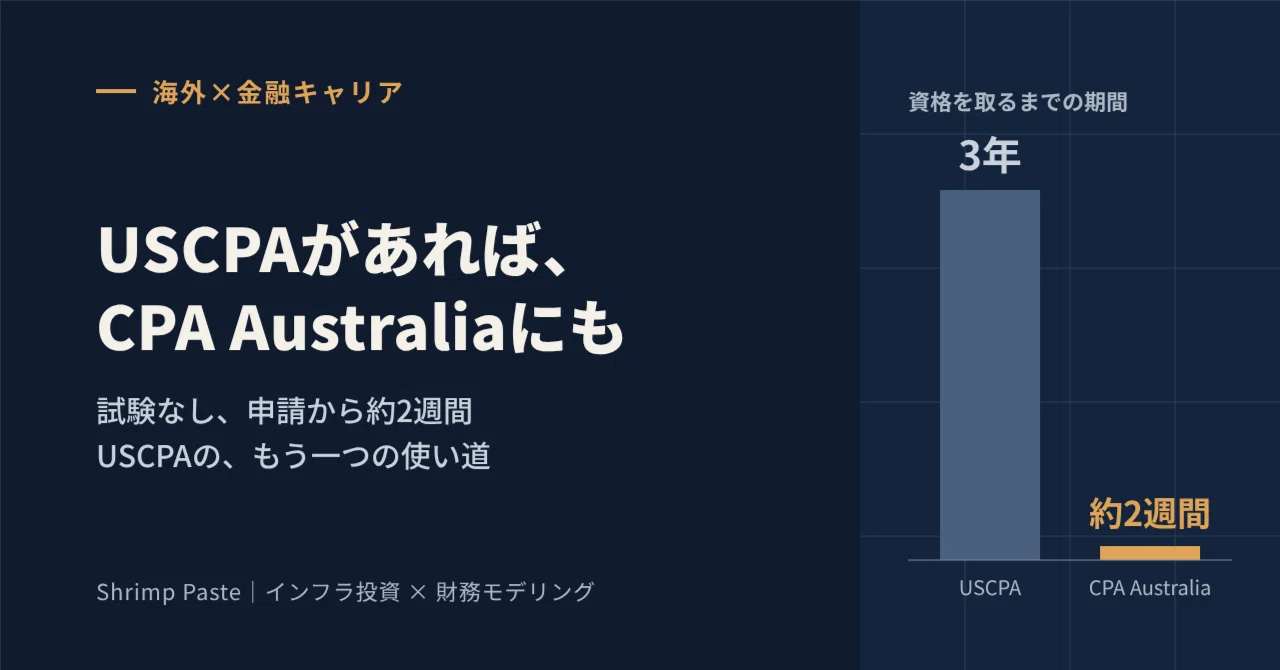 If you have a USCPA, you can become a CPA Australia without an exam. A ...