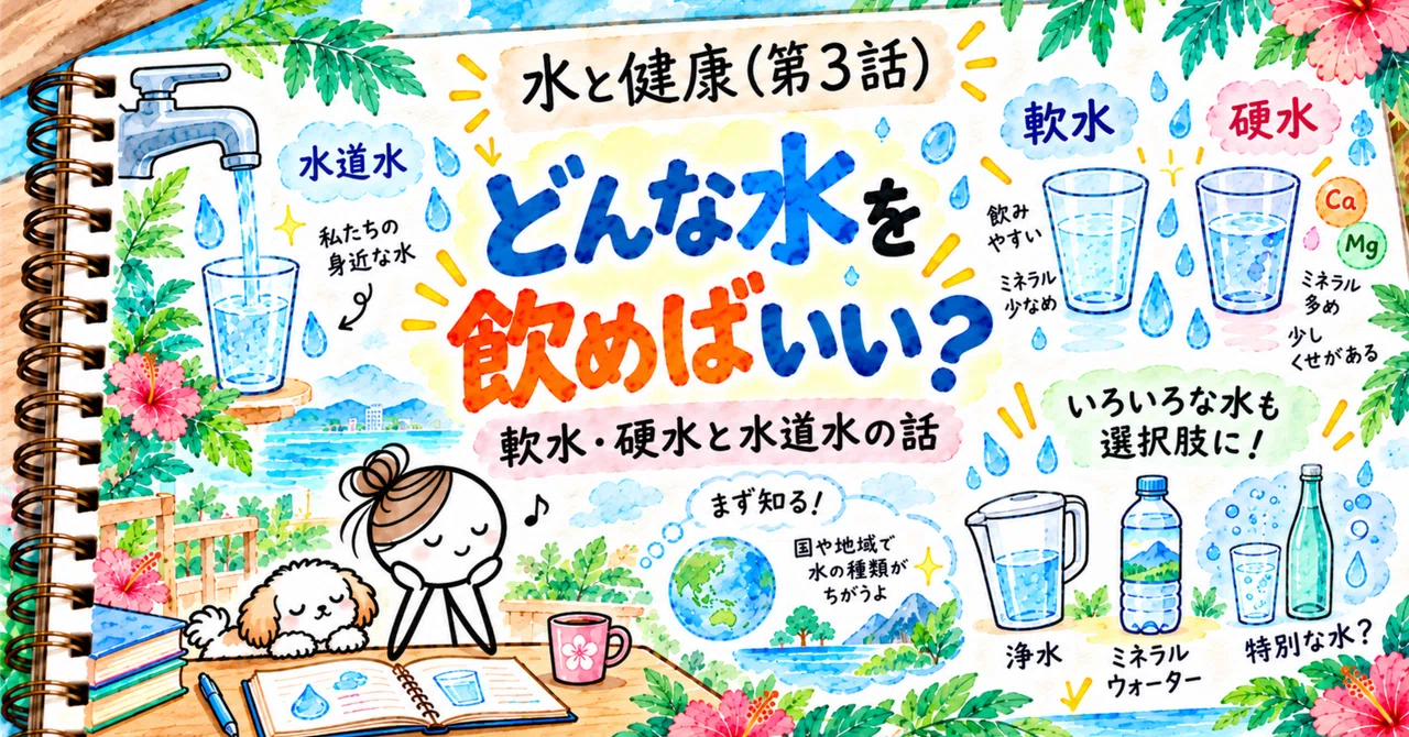 Water and Health (Part 3) Types of Water and Water Quality｜これから。