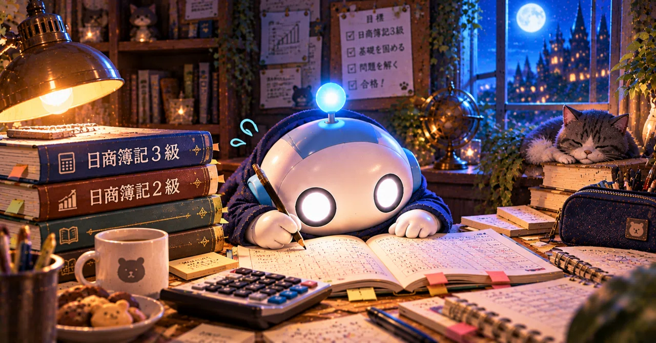 Bookkeeping study, week 5. A little bit of progress.｜いつも底から。