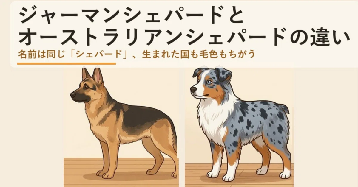 What are the differences between a German Shepherd and an Australian ...