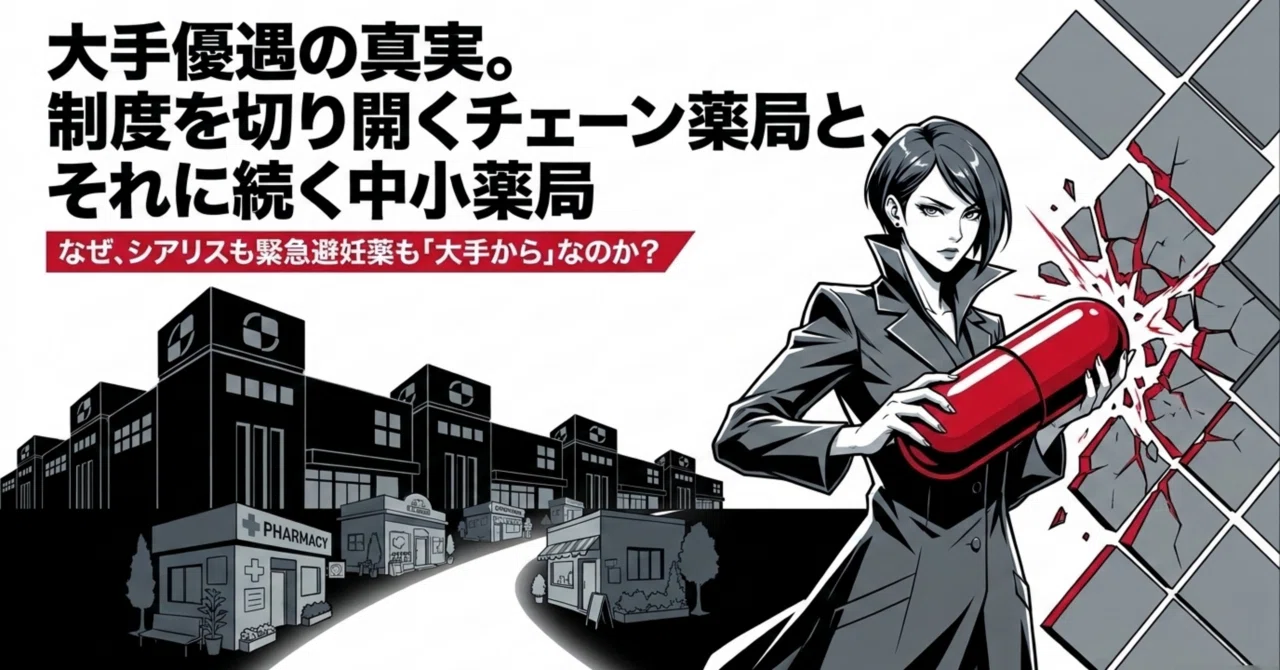 The Role of Large Pharmacy Chains is to Implement Regulations｜お薬ファンタジスタ