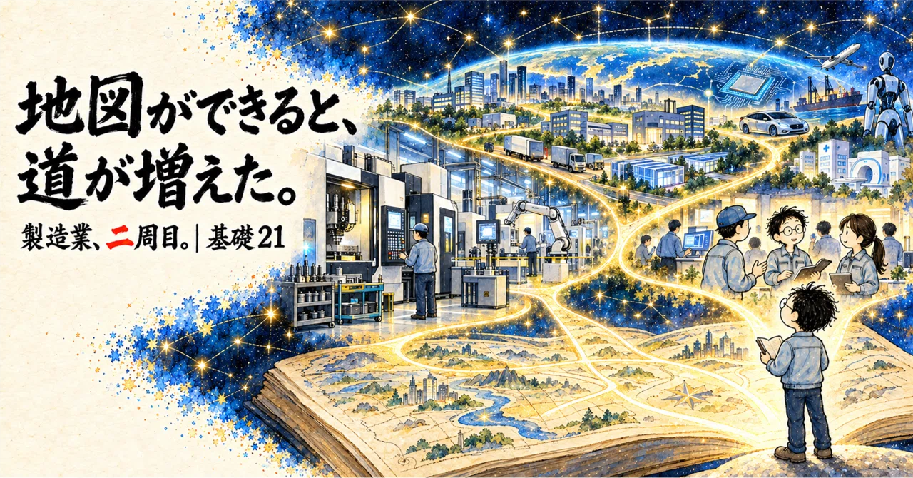 After 21 episodes, I finally have a map to understand the manufacturing ...