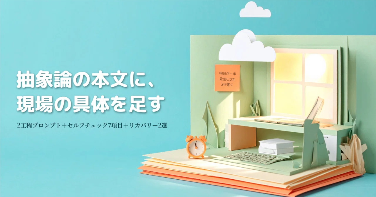 For those whose AI-written articles become thin and abstract. The ...