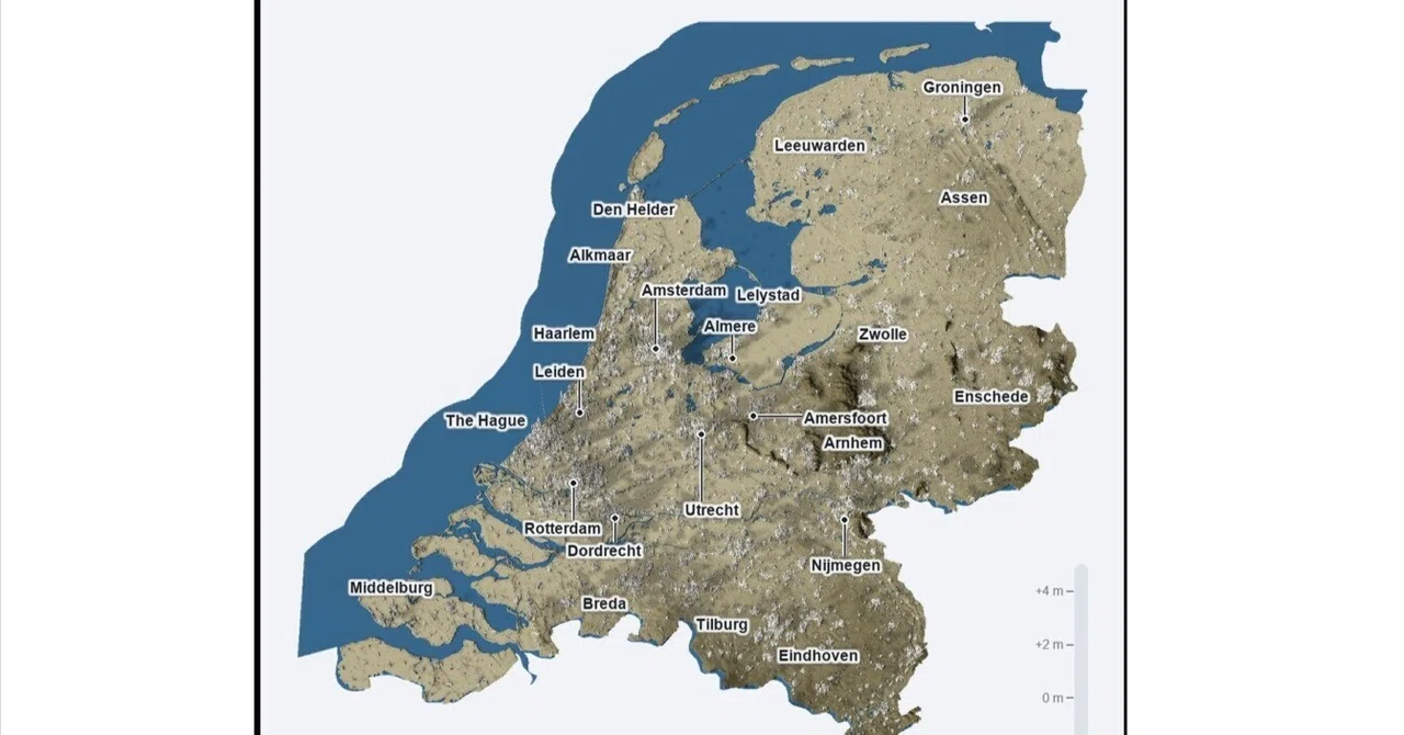 [Map Analysis] Why is the lowest point in the Netherlands inland ...