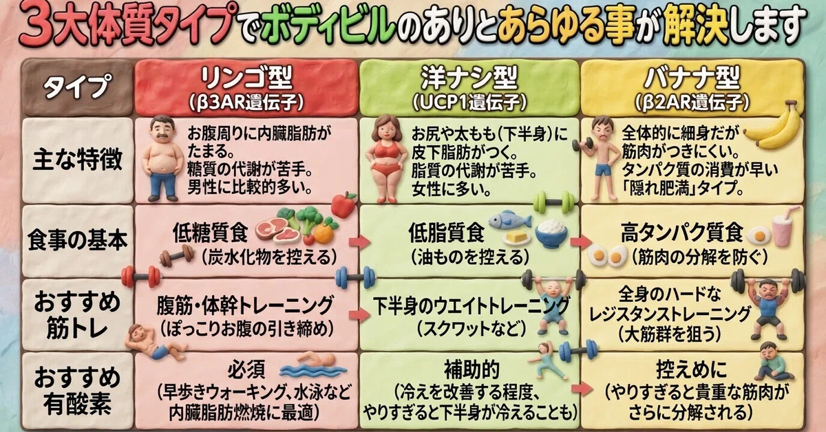 Note Taking Types Types 3 Major Body Types|大塚将俊