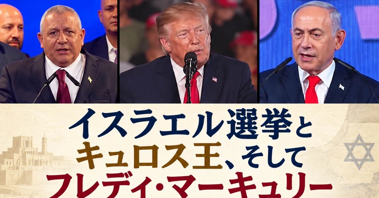 🇮🇱イスラエル選挙とキュロス王からの、フレディ・マーキュリー